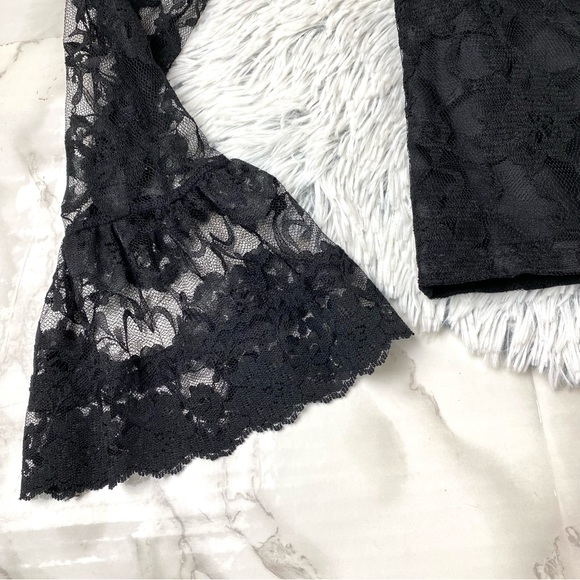 Vintage Frederick’s of Hollywood High Neck Lace Gothic Top EUC - Picture 6 of 13